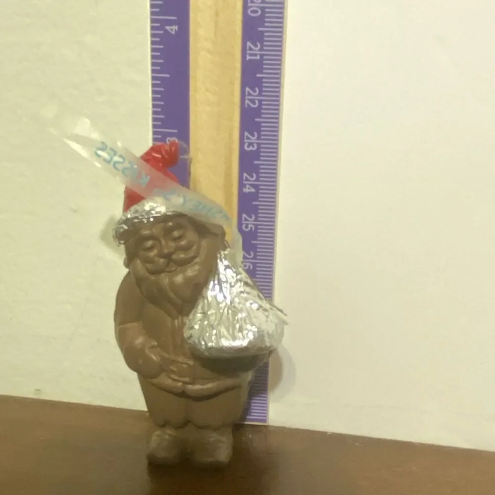 Vtg 1988 Hallmark Keepsake Ornament A Kiss From Santa Hershey Chocolate Candy